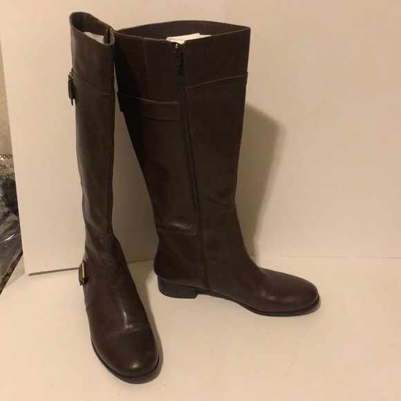 Nine West Vintage America Women's Vasookie Riding Boot Brown Size 8M - Picture 1 of 16